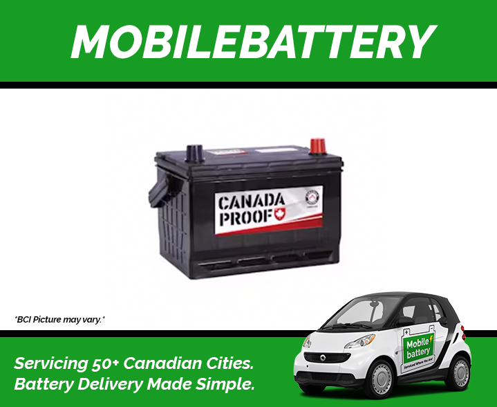 MOBILEBATTERY BC Group Size 58R Battery | G58R72, 610CCA