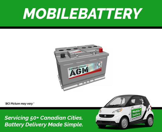 MOBILEBATTERY BC Group Size H6 AGM Battery | GH6AGM, 760CCA
